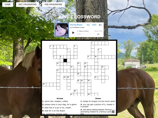 crossword screenshot