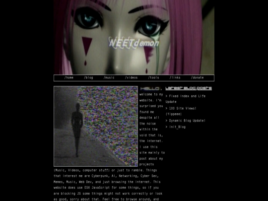 index screenshot