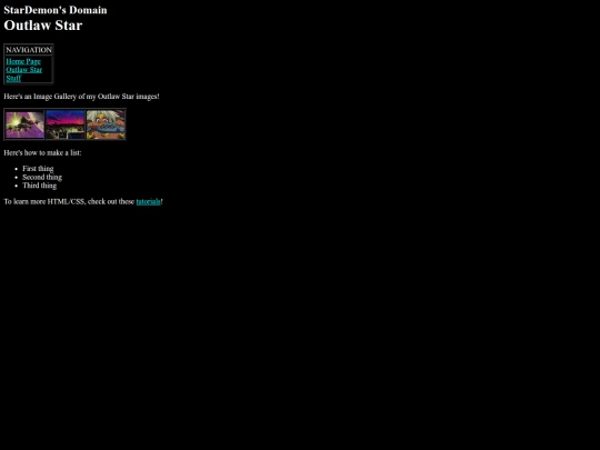 outlawstar/main screenshot