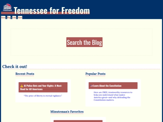 blog screenshot