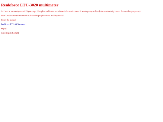 community/Renkforce_ETU-3020 screenshot