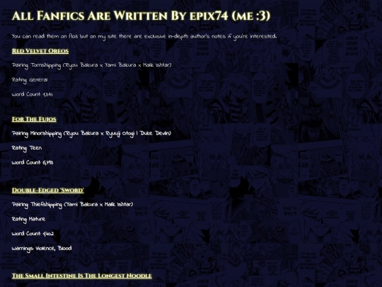 fanfic screenshot