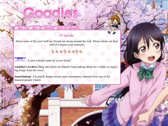 Goodies/Friends screenshot