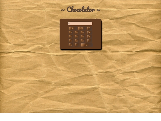 fcc/Chocolator/Chocolator screenshot