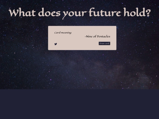 fcc/Tarot/randomquotemachine screenshot