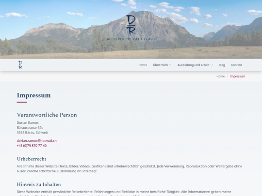 impressum screenshot