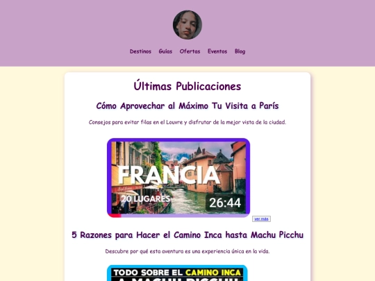blog screenshot