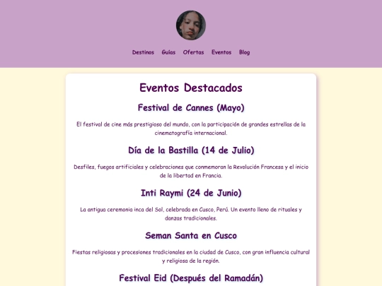 eventos screenshot
