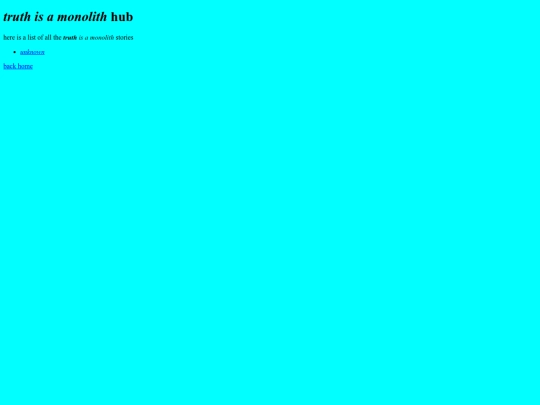 TIAM/hub screenshot