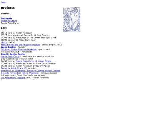 projects screenshot