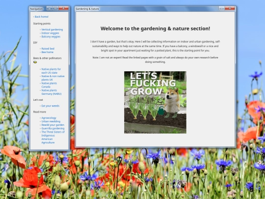garden screenshot