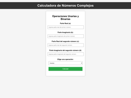 calcnumcomplex screenshot
