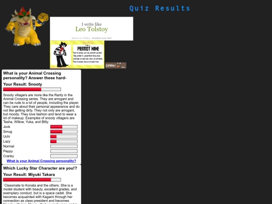 Quiz screenshot
