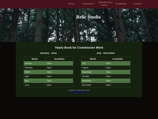 availability screenshot