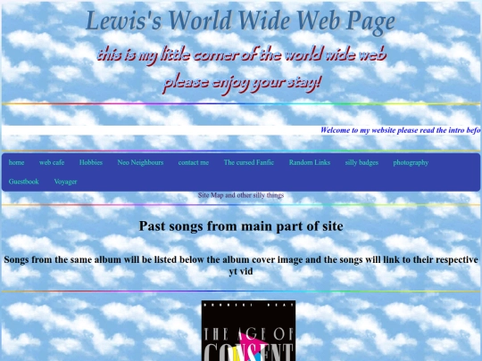 pastsongs screenshot