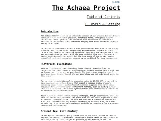 achaea_project screenshot
