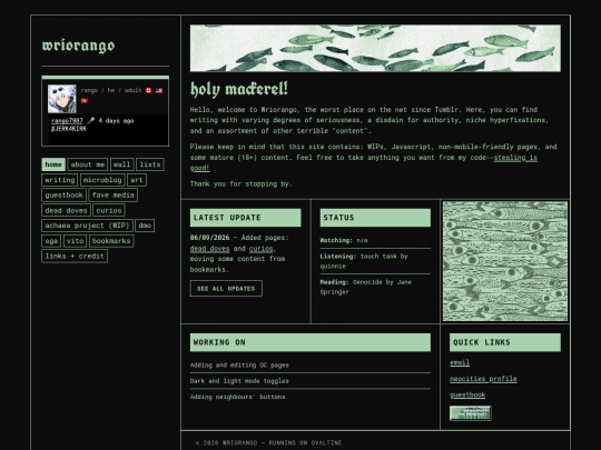 index screenshot