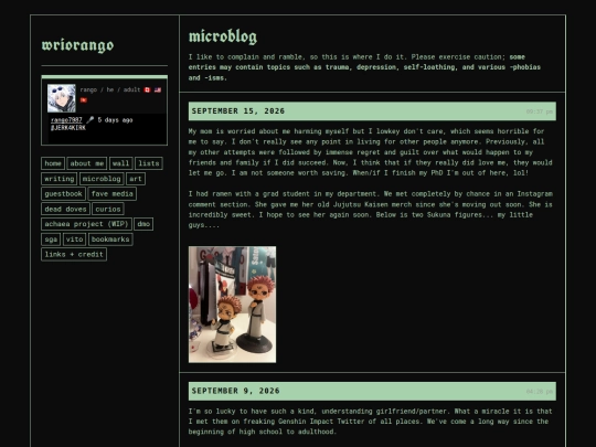 microblog screenshot
