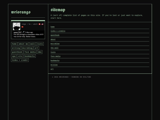 sitemap screenshot