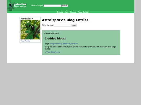 blog screenshot