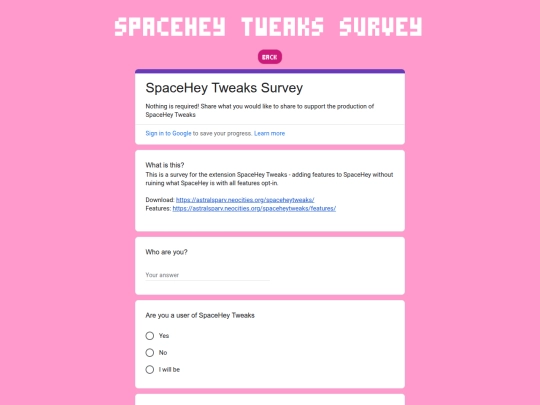 spaceheytweaks/survey screenshot