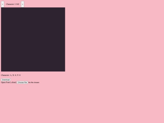 sparrow/font screenshot