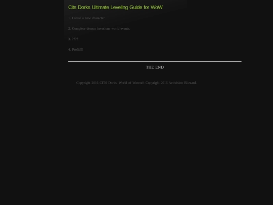 leveling screenshot