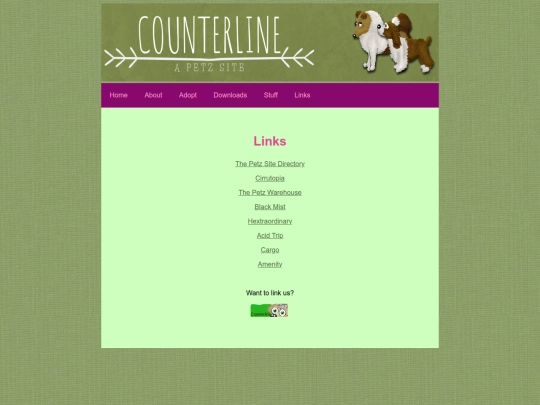 links screenshot