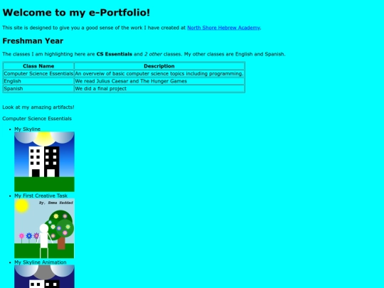 index screenshot