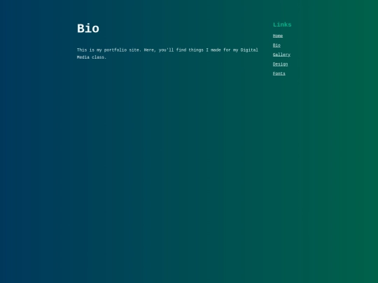 bio screenshot