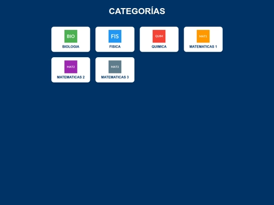 categorias screenshot