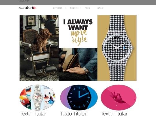 Swatch Skeleton Responsive 17.11 screenshot