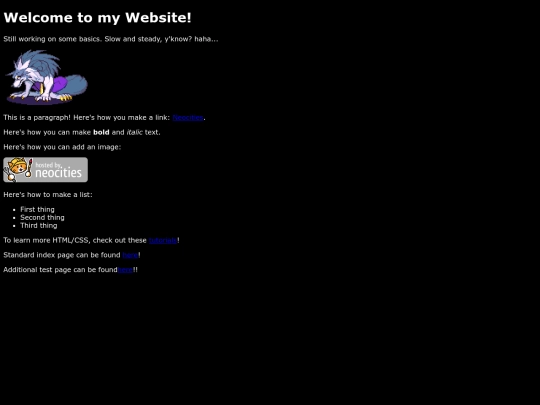 test screenshot