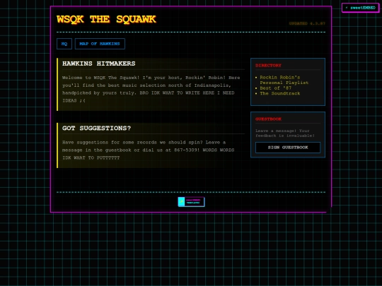 index screenshot