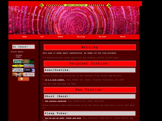 writing screenshot