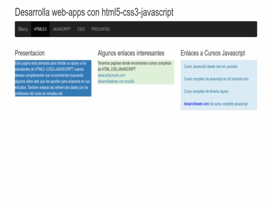 index screenshot