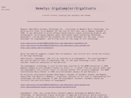 Articles/Audio Modules/NemeSys GigaSampler screenshot