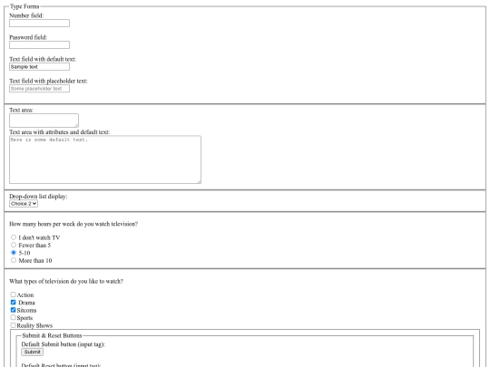 form-examples screenshot