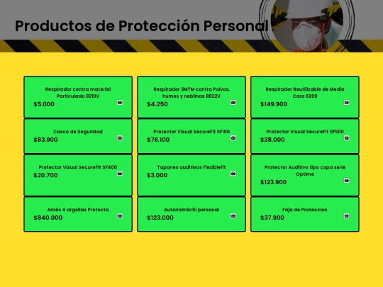 productos screenshot