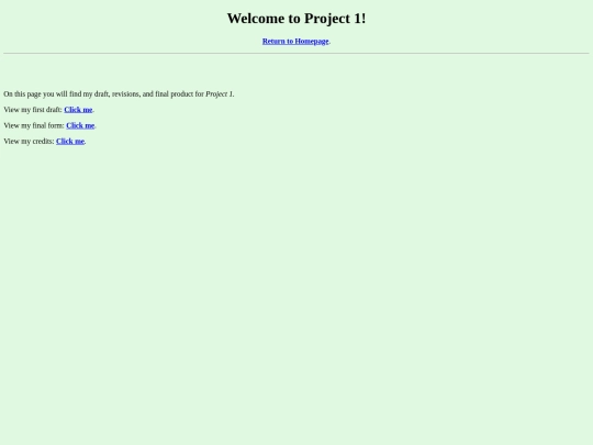 Project1 screenshot