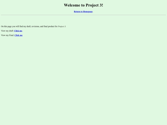 Project3 screenshot