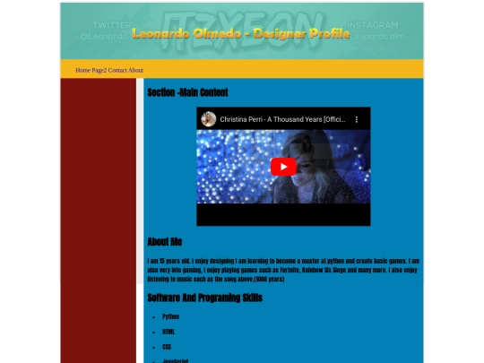 index screenshot