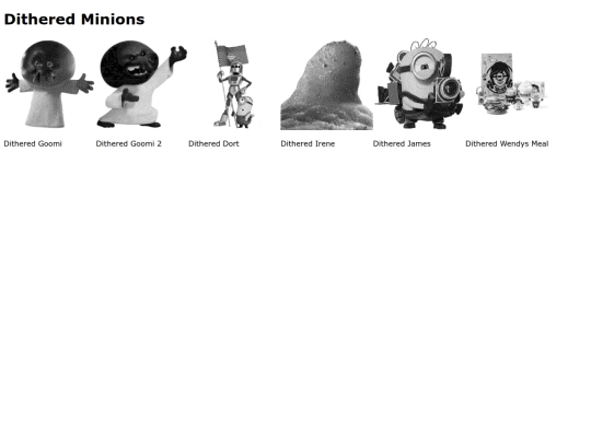 blog/ditheredminions screenshot