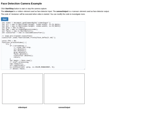js_face_detection_camera screenshot