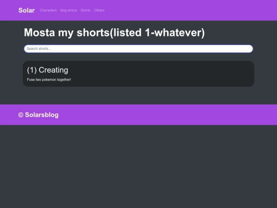 short screenshot