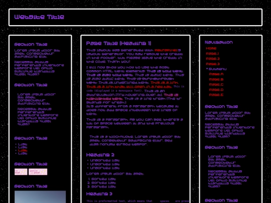 index screenshot