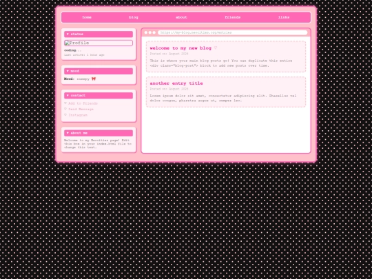 index screenshot