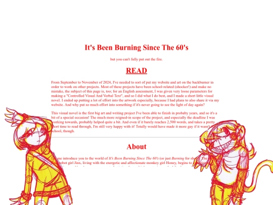 burning screenshot