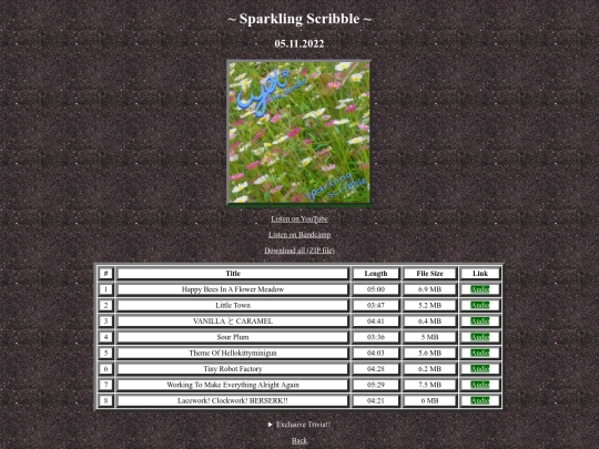 music-download/sparkling-scribble screenshot