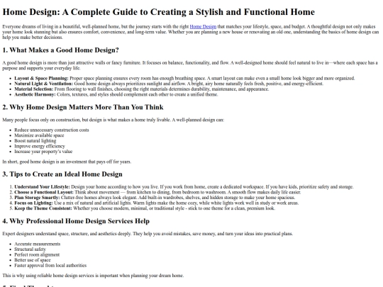 HomeDesign screenshot
